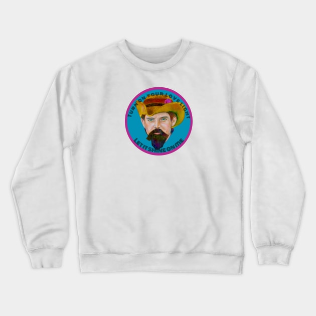 Pig Pen Lovelight Crewneck Sweatshirt by karenpaytonart